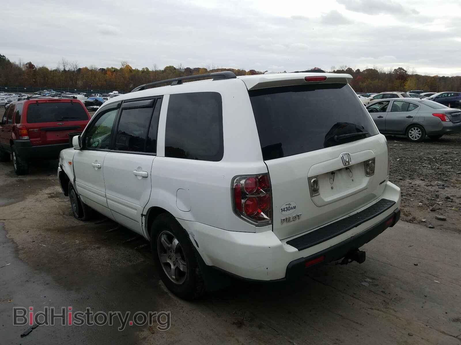2007 HONDA PILOT - VIN: 2HKYF185X7H516189 - Фото 3