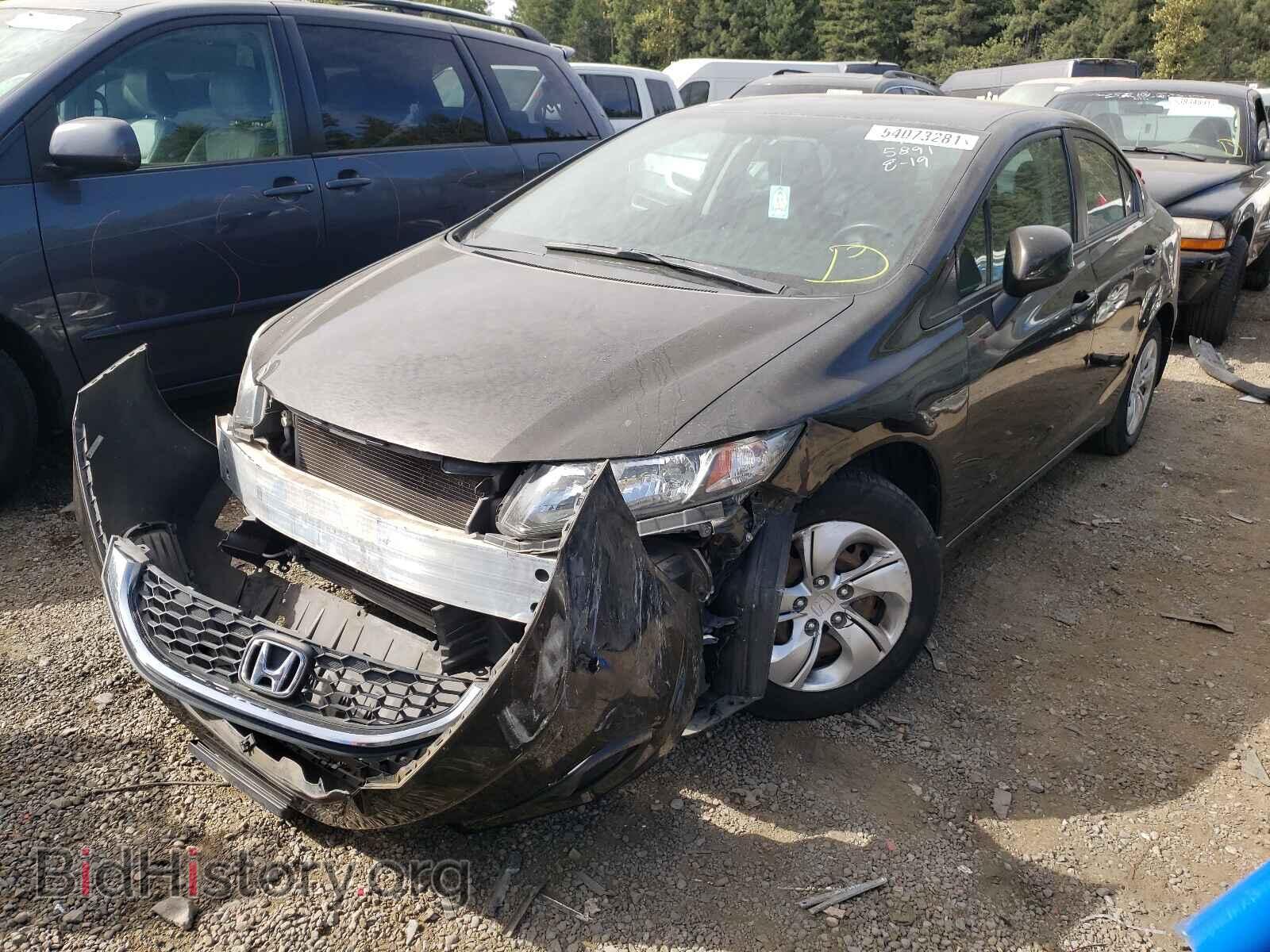 2013 HONDA CIVIC - VIN: 19XFB2F57DE264672 - Фото 2