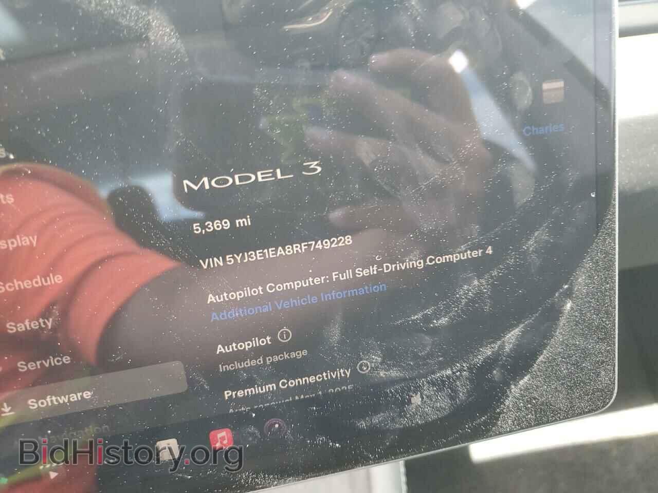 2024 TESLA MODEL 3 - VIN: 5YJ3E1EA8RF749228 - Photo 9