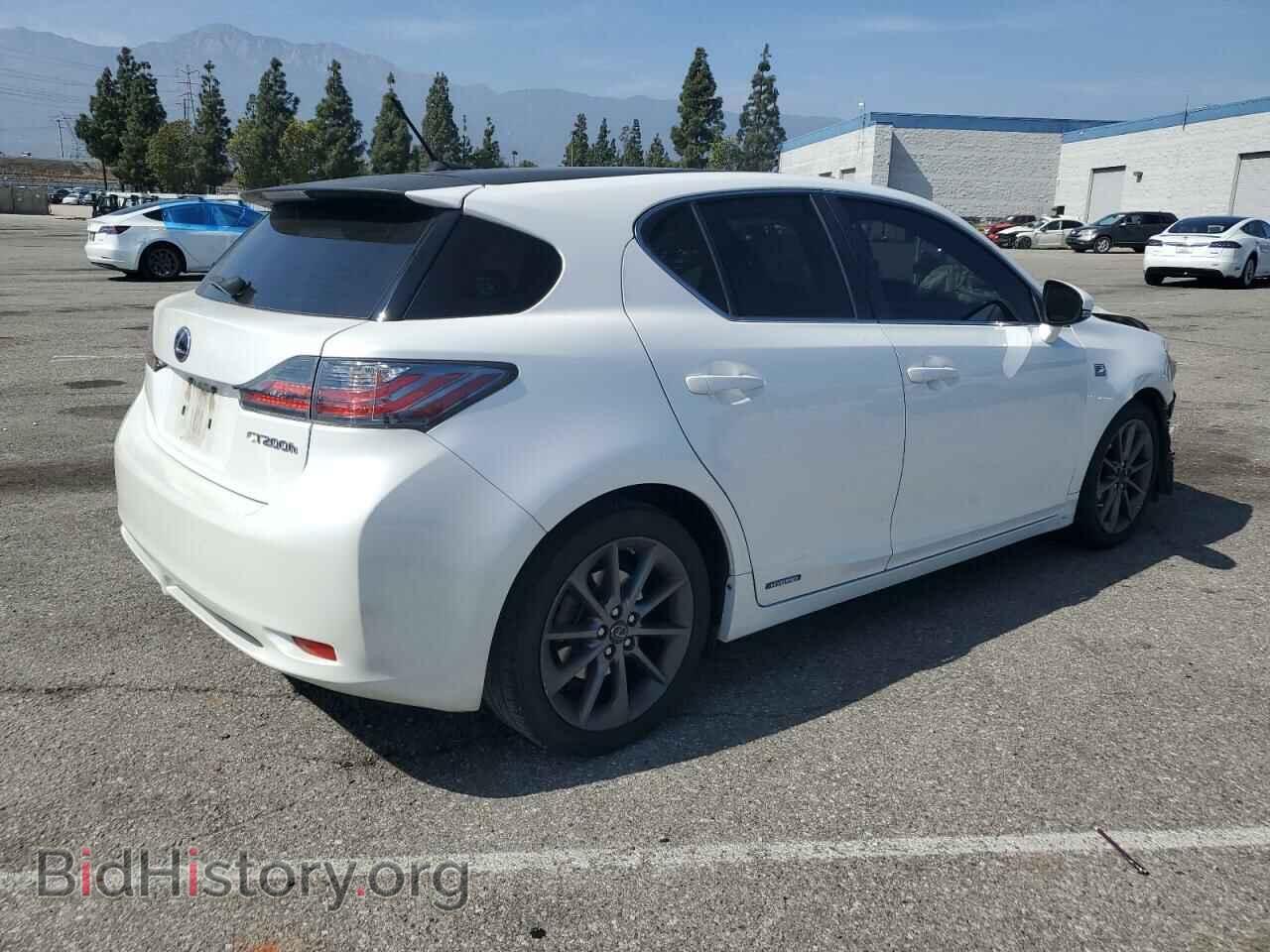 2012 LEXUS CT 200 - VIN: JTHKD5BH5C2102088 - Фото 3