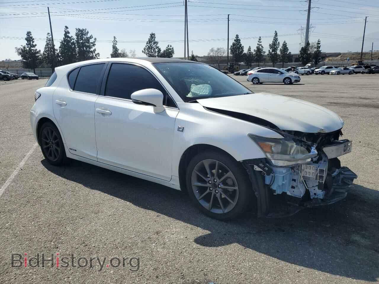 2012 LEXUS CT 200 - VIN: JTHKD5BH5C2102088 - Фото 4