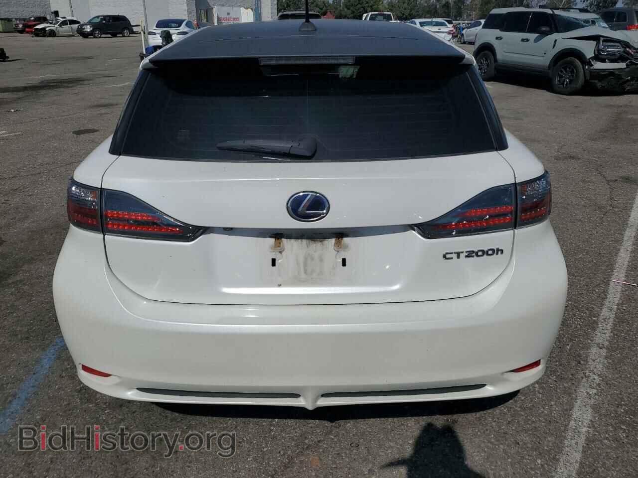 2012 LEXUS CT 200 - VIN: JTHKD5BH5C2102088 - Фото 6