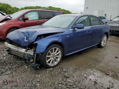 2016 Audi A4 Premium S-Line, blue — VIN WAUAFAFL6GN008530, Copart