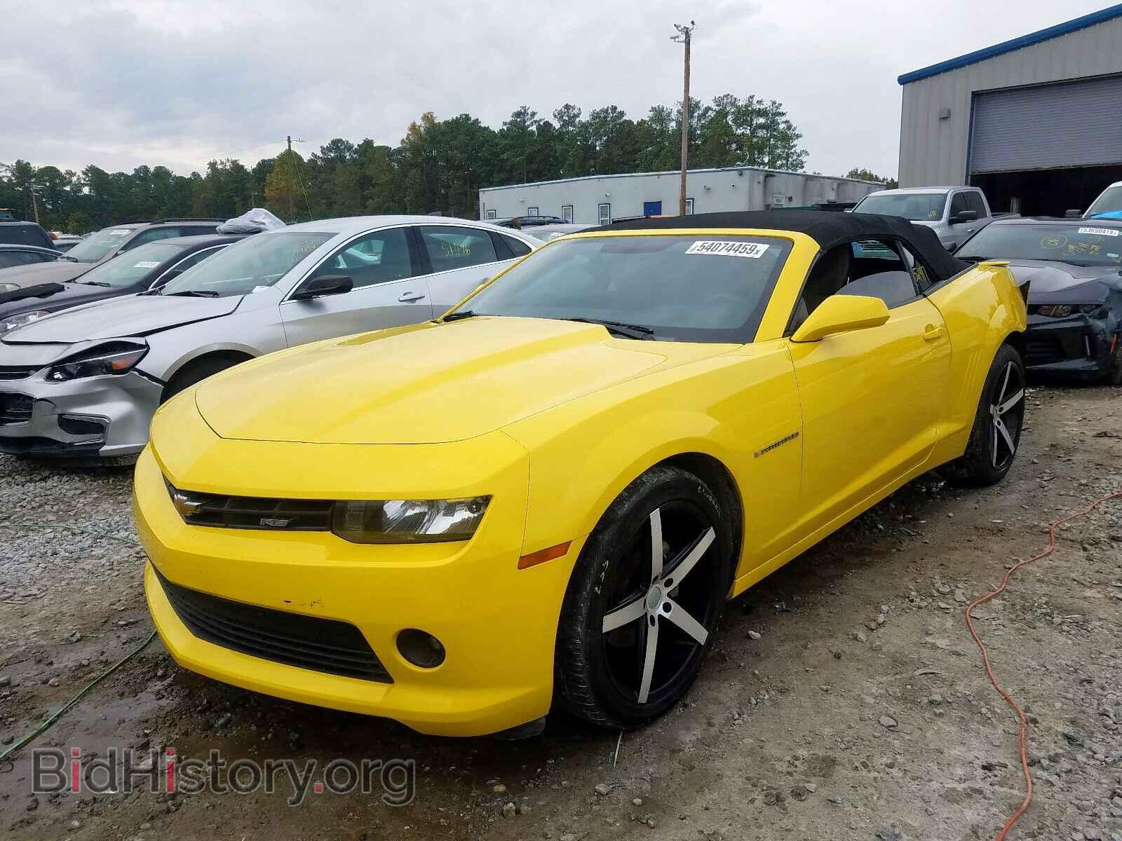 2014 CHEVROLET CAMARO - VIN: 2G1FB3D38E9295896 - Фото 2