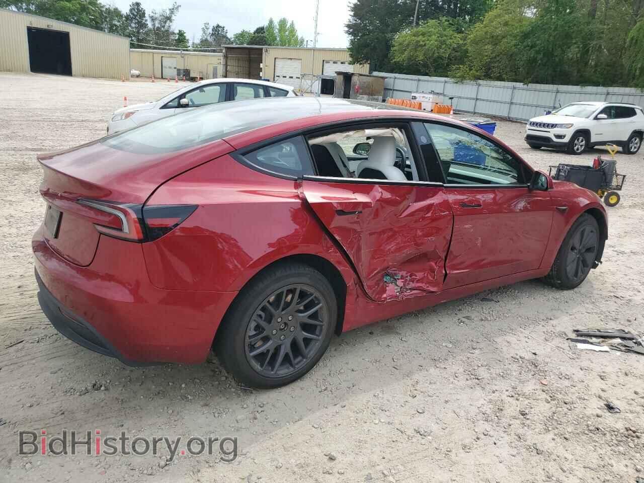 2024 TESLA MODEL 3 - VIN: 5YJ3E1EAXRF861058 - Фото 3
