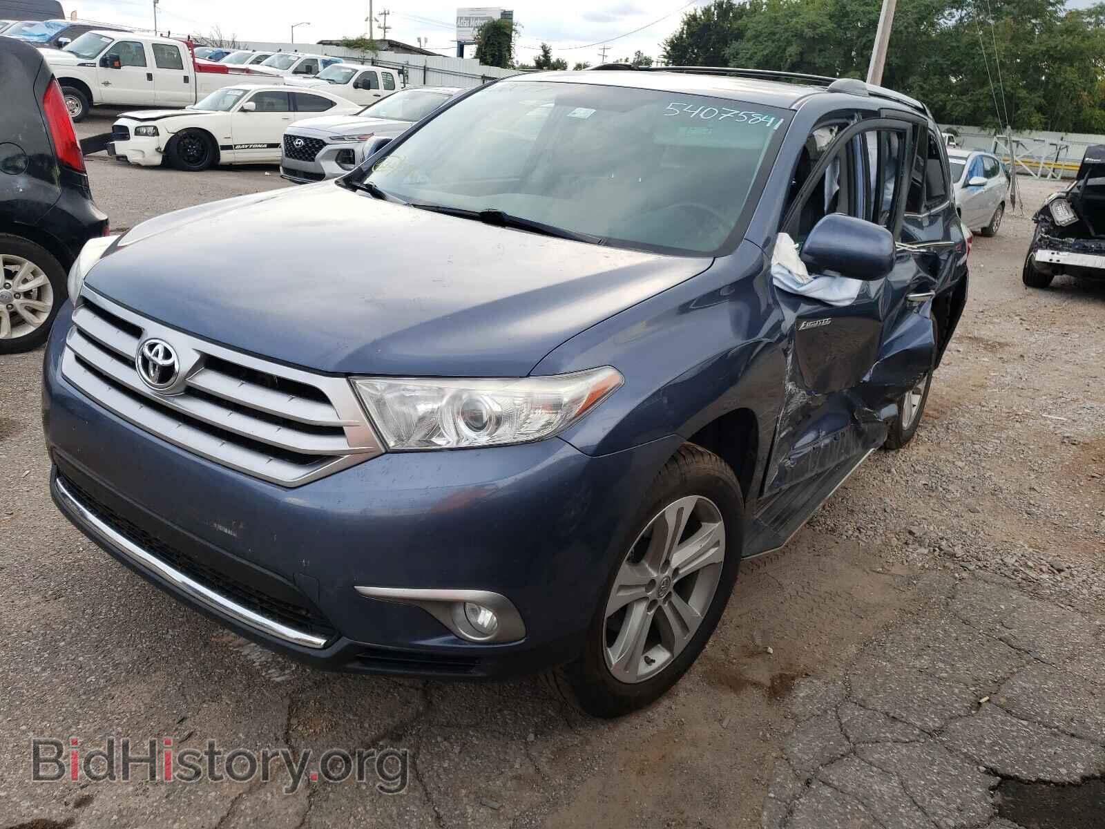 2013 TOYOTA HIGHLANDER - VIN: 5TDDK3EH8DS260077 - Фото 2