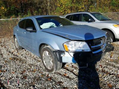 2012 Dodge AVENGER Avenger SE, blue — VIN 1C3CDZAB8DN529747, Copart