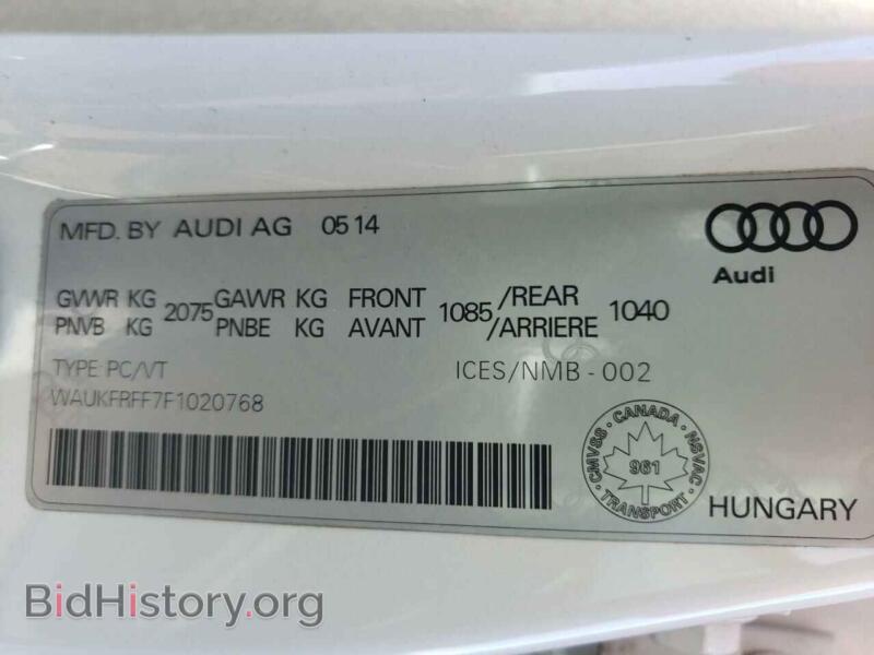 2015 Audi A3 (VIN WAUKFRFF7F1020768) — фото 10 из 10