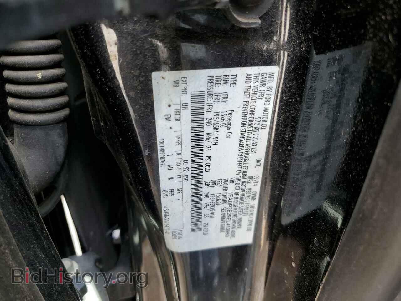 2014 FORD FOCUS - VIN: 1FADP3E29EL412969 - Фото 12