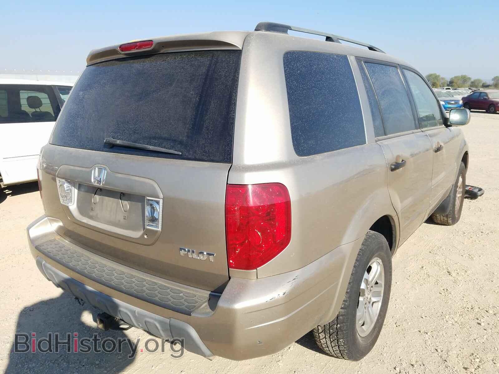 2005 HONDA PILOT - VIN: 2HKYF18655H561899 - Фото 4