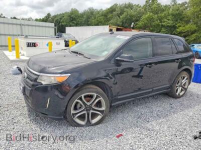 2013 Ford EDGE Sport, black — VIN 2FMDK3AK5DBC58138, Copart