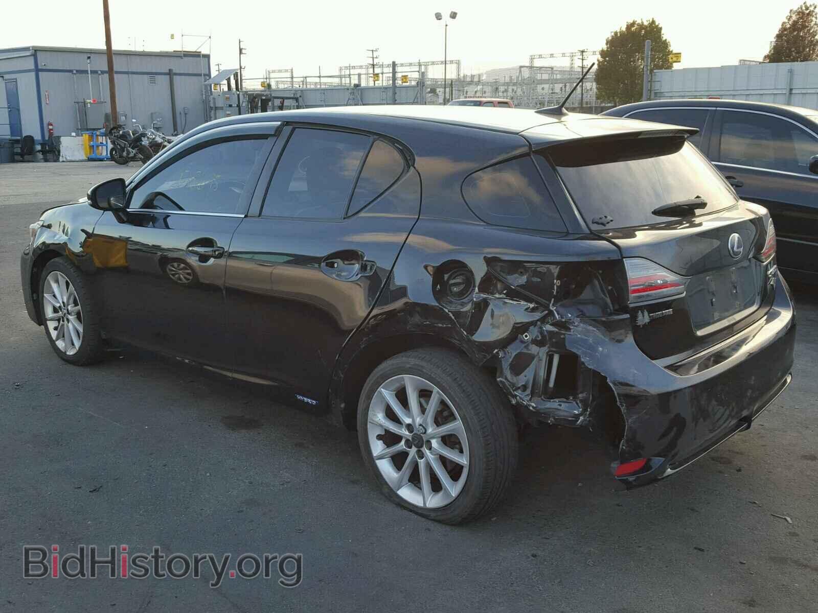 2011 LEXUS CT 200 - VIN: JTHKD5BH4B2045347 - Фото 3