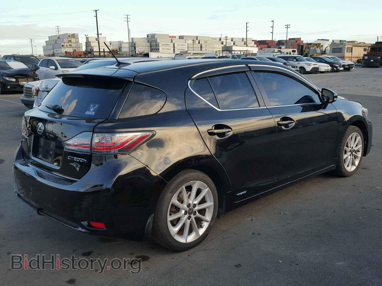 2011 LEXUS CT 200 - VIN: JTHKD5BH4B2045347 - Фото 4
