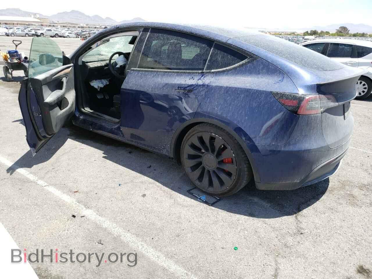 2022 TESLA MODEL Y - VIN: 7SAYGDEF5NF542838 - Фото 2