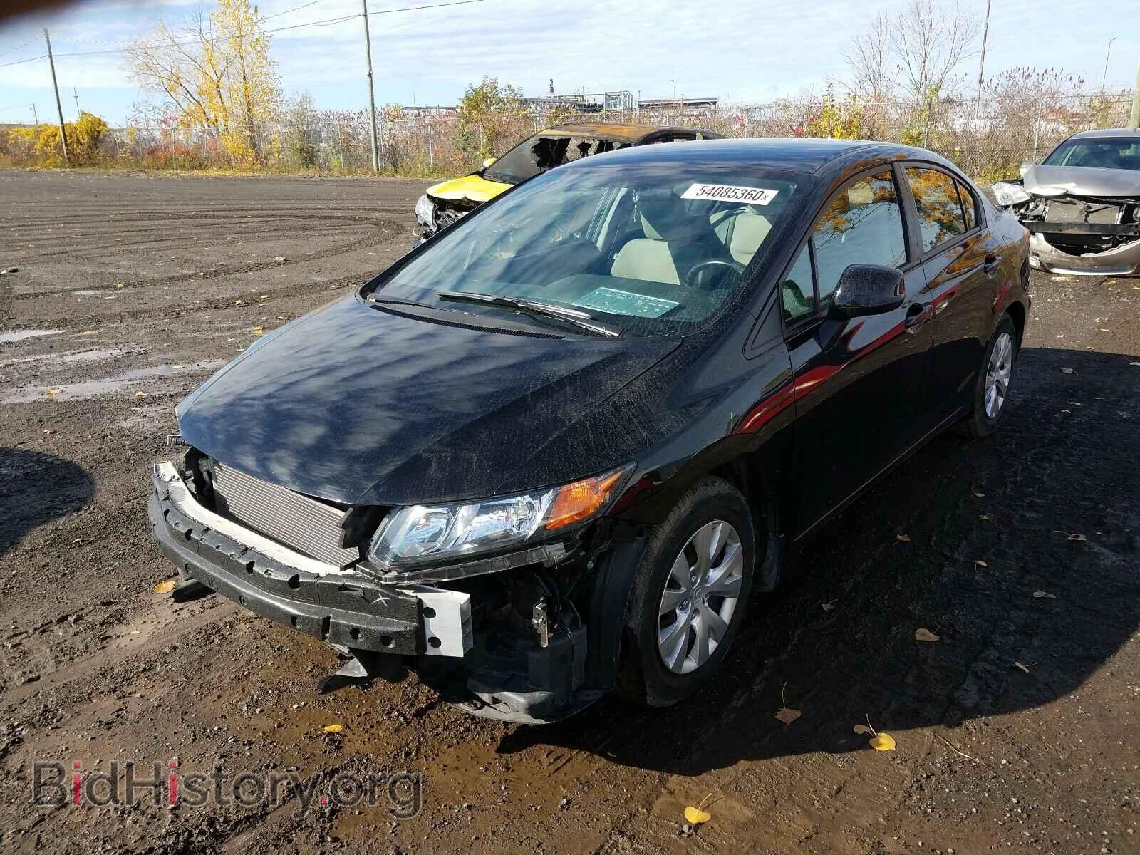 2012 HONDA CIVIC - VIN: 2HGFB2F49CH114543 - Photo 2
