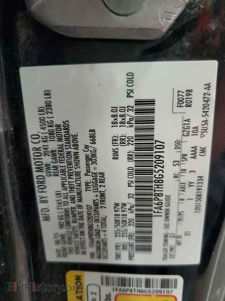 2016 FORD ALL Models - VIN: 1FA6P8TH8G5209107 - Photo 12