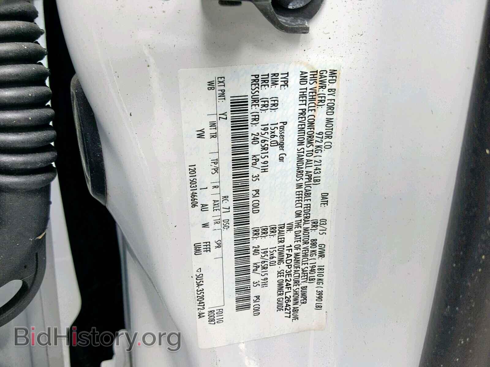 2015 FORD FOCUS - VIN: 1FADP3E24FL264277 - Photo 10
