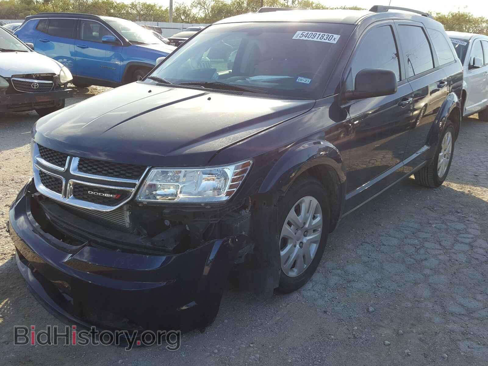 2018 DODGE JOURNEY - VIN: 3C4PDCAB7JT444419 - Фото 2