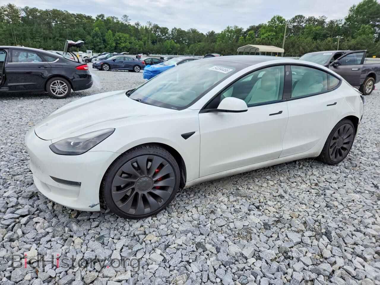 Photo 5YJ3E1EC2MF020233 - TESLA MODEL 3 2021