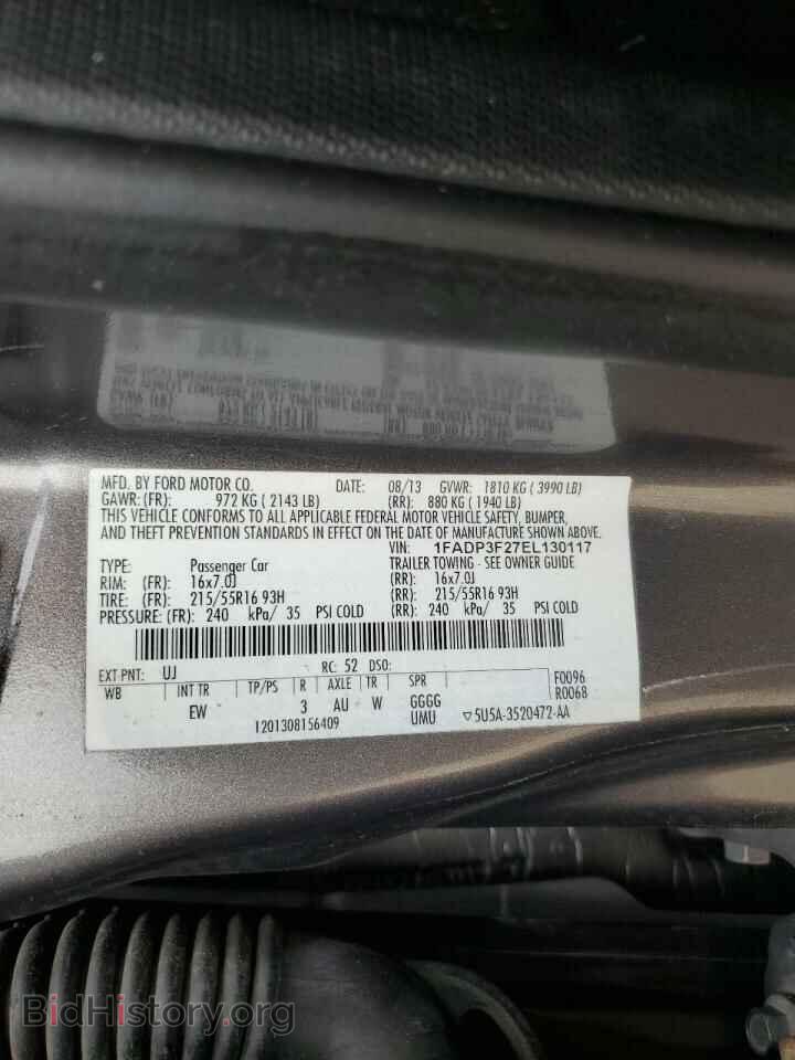 2014 FORD FOCUS - VIN: 1FADP3F27EL130117 - Photo 12