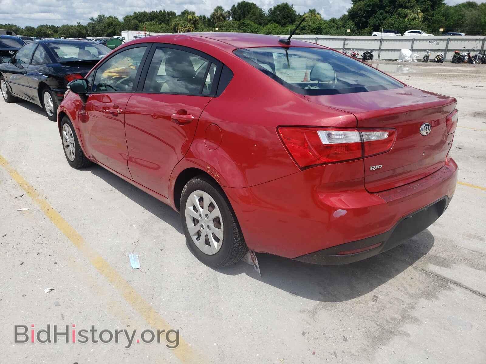 2013 KIA RIO - VIN: KNADM4A37D6284183 - Фото 3