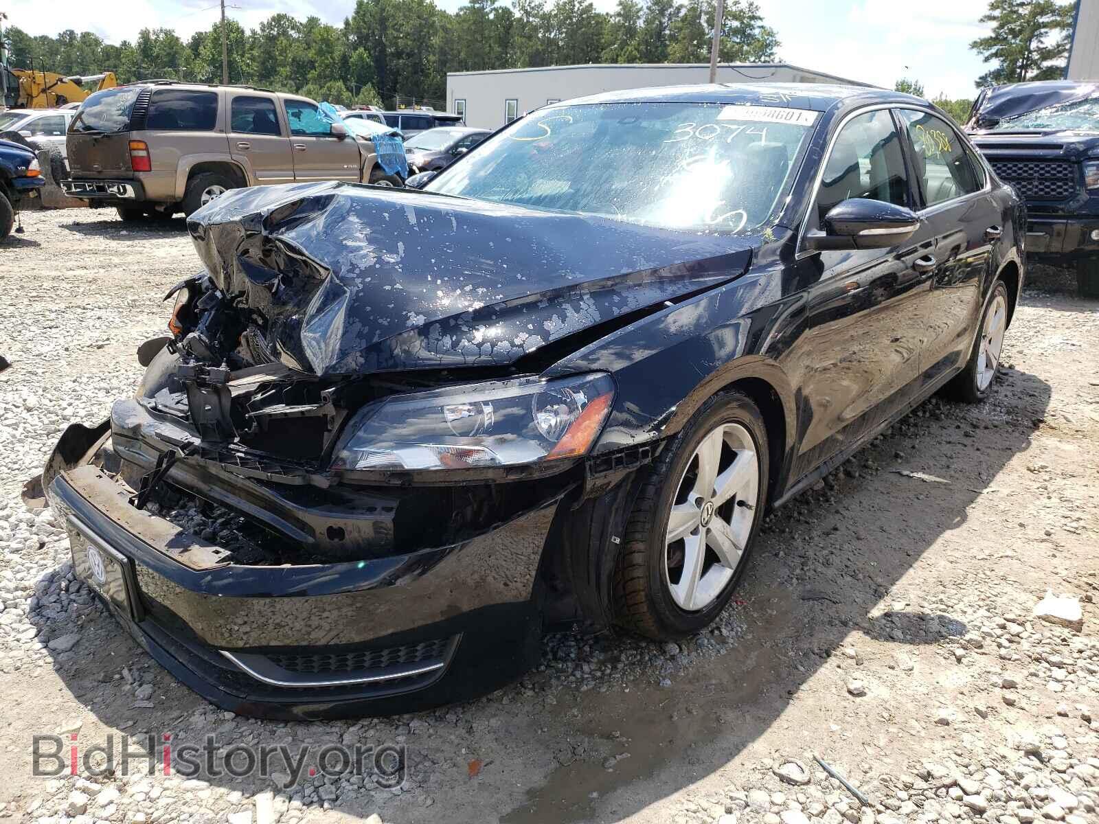2012 VOLKSWAGEN PASSAT - VIN: 1VWBP7A37CC013074 - Фото 2
