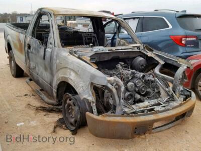 2010 Ford F150, серебристый — VIN 1FTMF1CW2AKE54617, Copart