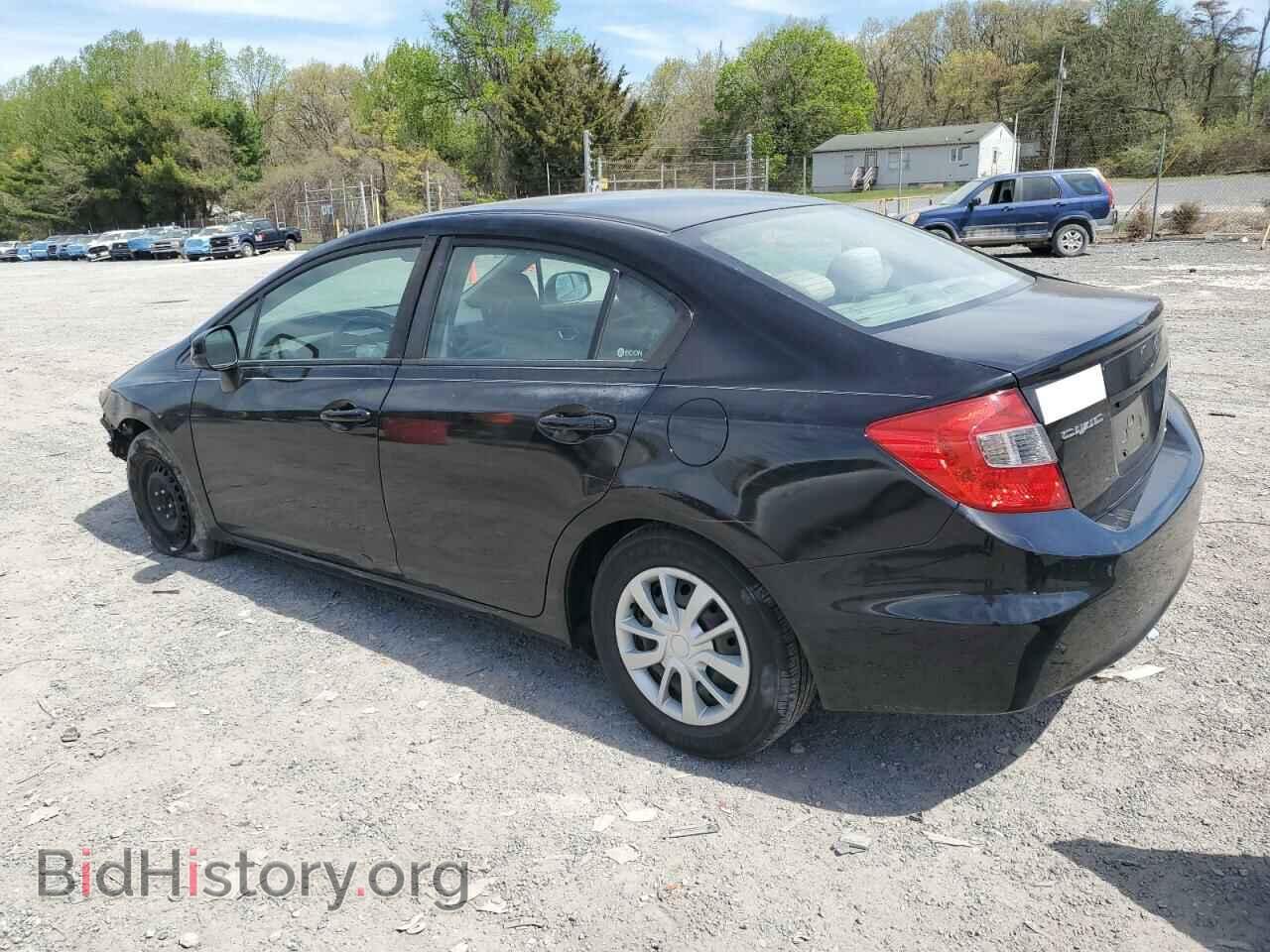 2012 HONDA CIVIC - VIN: 2HGFB2F50CH599163 - Фото 2