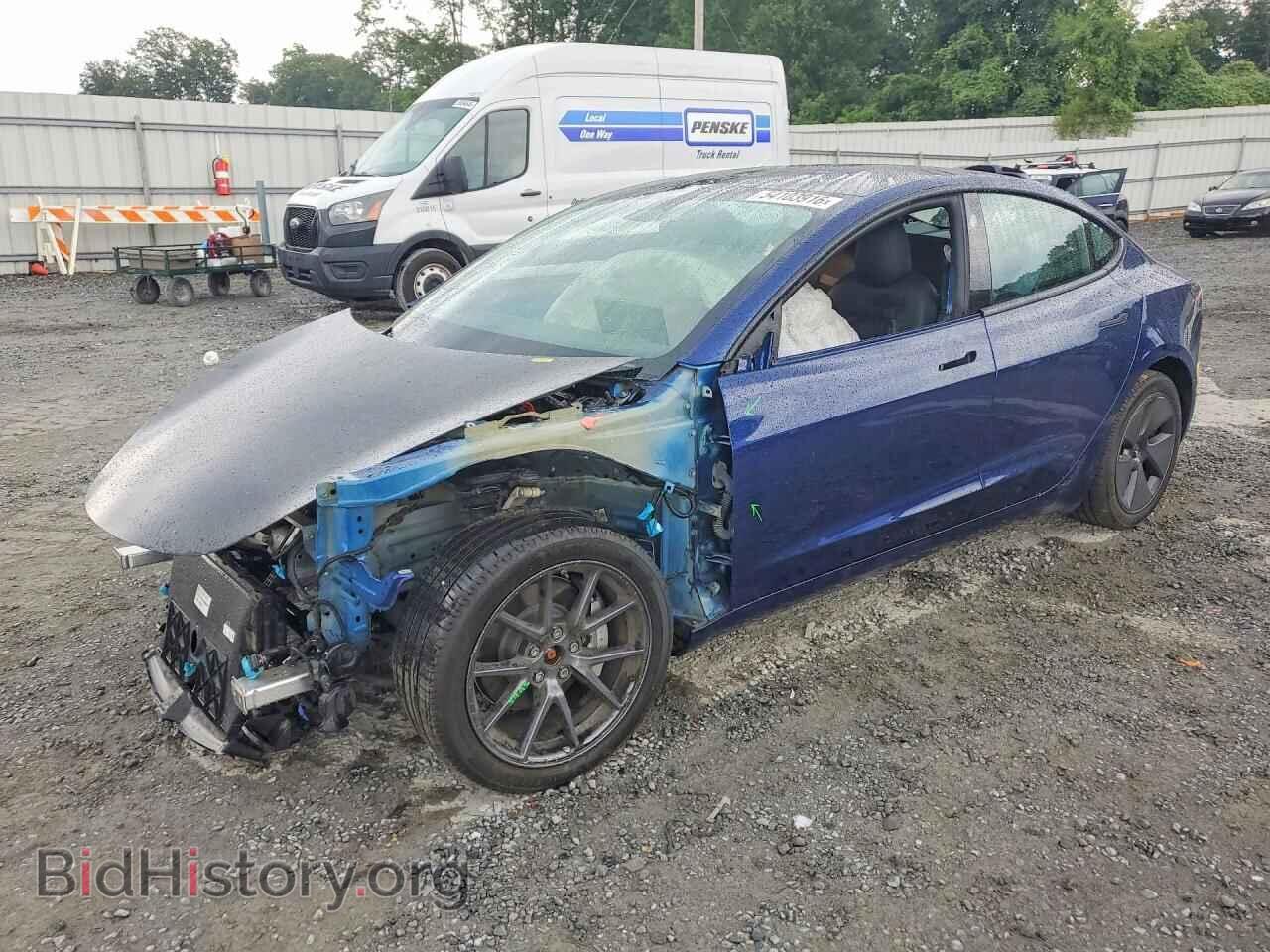 Photo 5YJ3E1EB3NF268208 - TESLA MODEL 3 2022