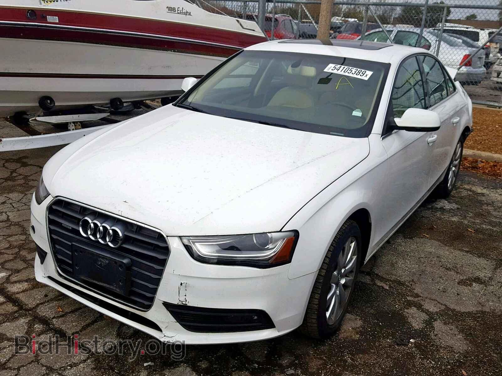 2013 AUDI A4 - VIN: WAUBFAFL7DA054567 - Photo 2