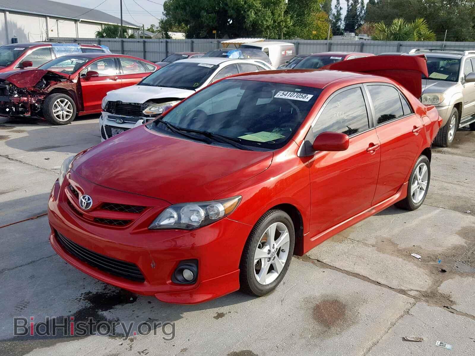 2012 TOYOTA COROLLA BA - VIN: 2T1BU4EE9CC917201 - Фото 2