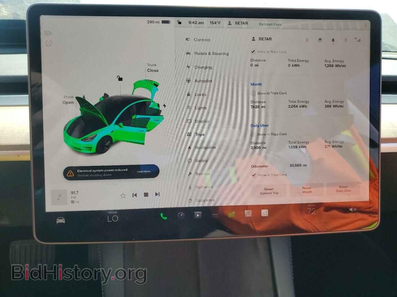 2022 TESLA MODEL 3 - VIN: 5YJ3E1EB3NF190951 - Фото 9