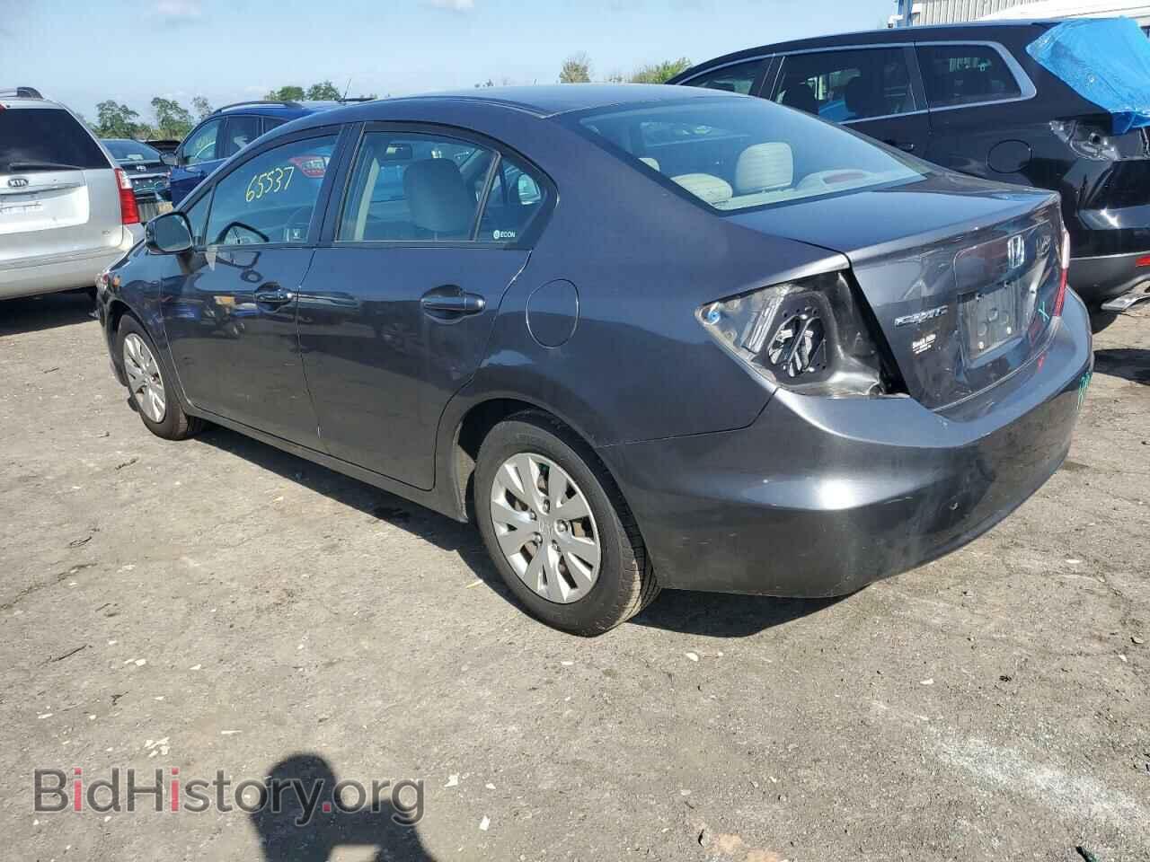 2012 HONDA CIVIC - VIN: 19XFB2F51CE315470 - Фото 3