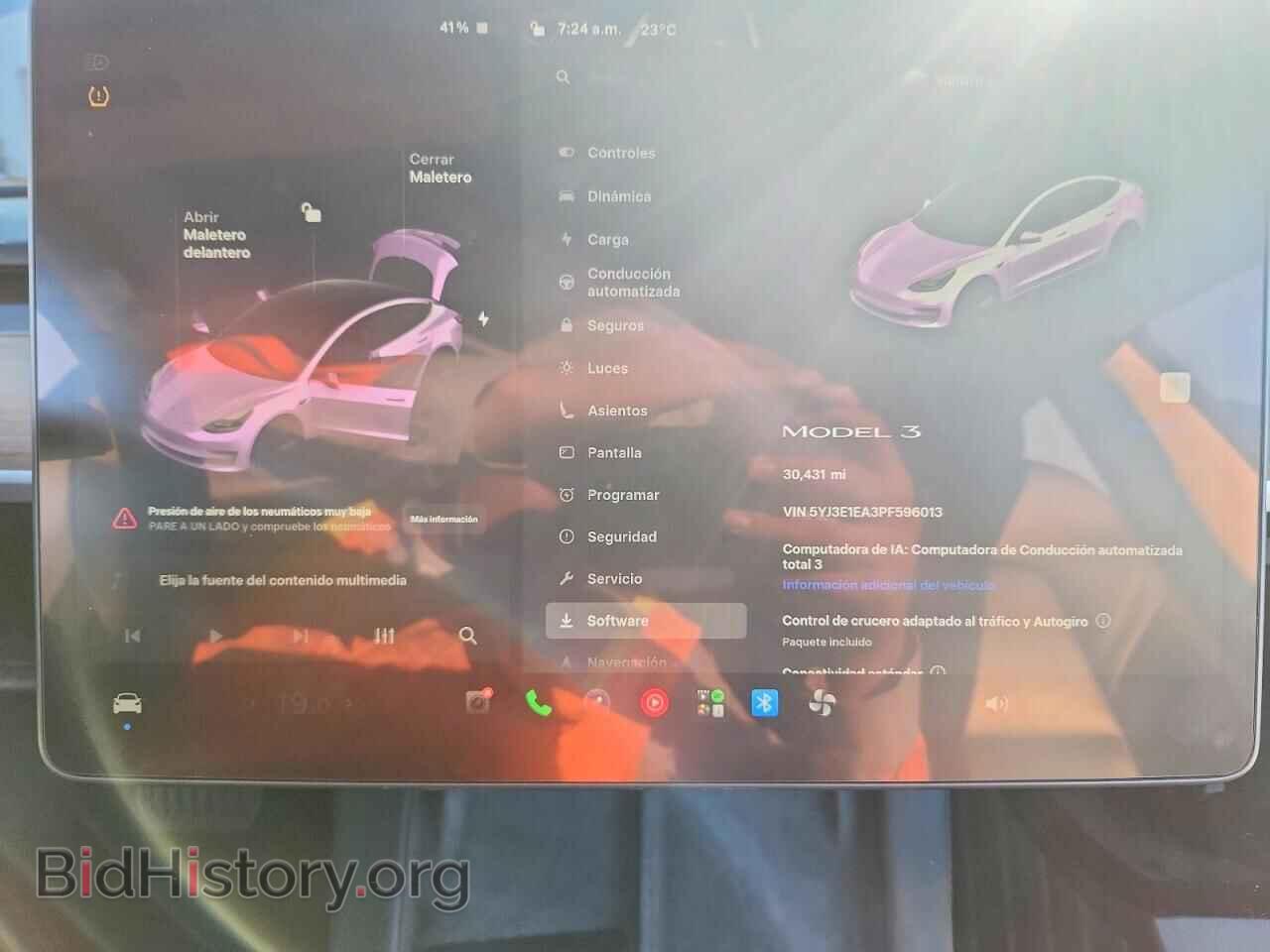 2023 TESLA MODEL 3 - VIN: 5YJ3E1EA3PF596013 - Фото 9