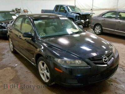 2008 Mazda 6 6 I, черный — VIN 1YVHP80C385M31979, Copart