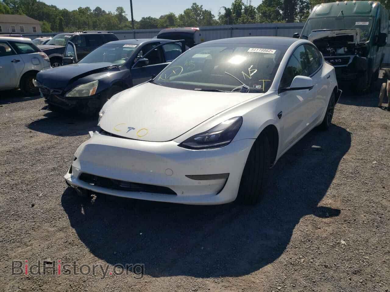 2022 TESLA MODEL 3 - VIN: 5YJ3E1EA6NF113367 - Фото 2