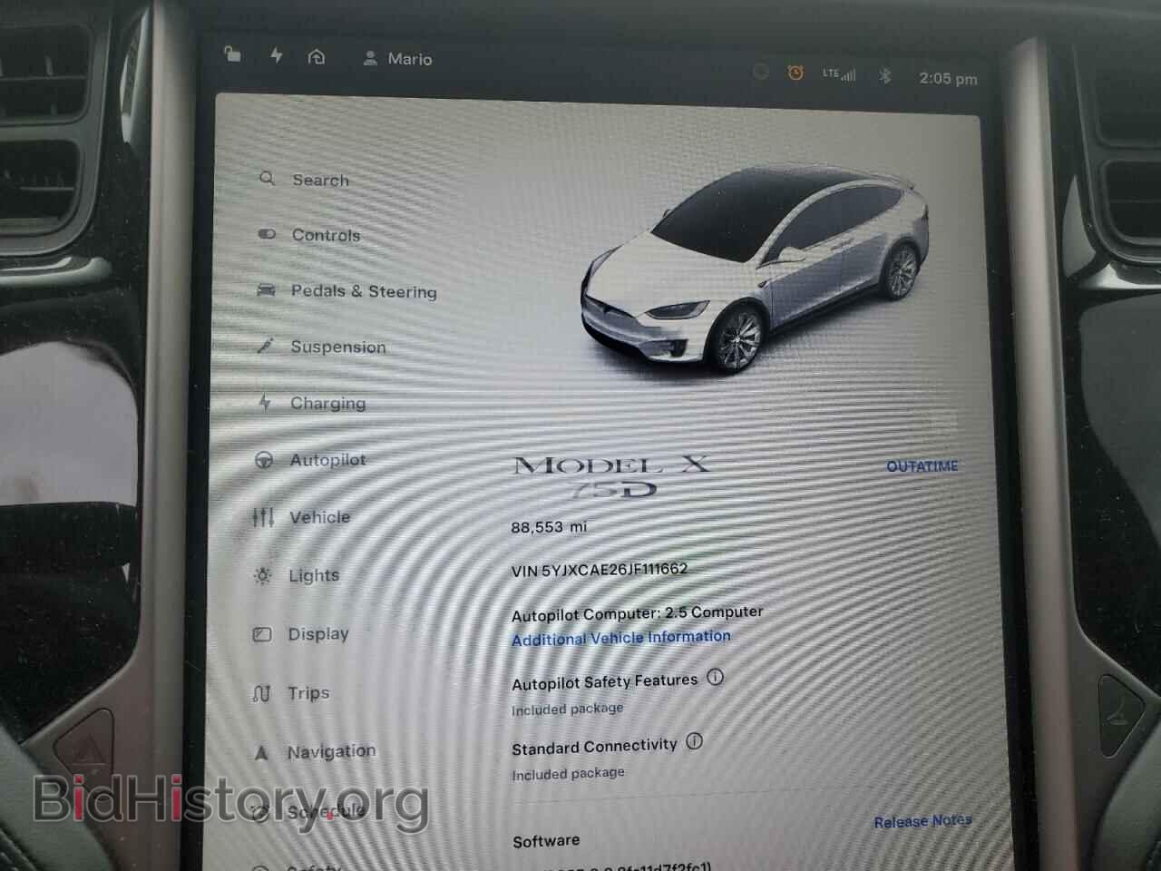 2018 TESLA MODEL X - VIN: 5YJXCAE26JF111662 - Фото 9