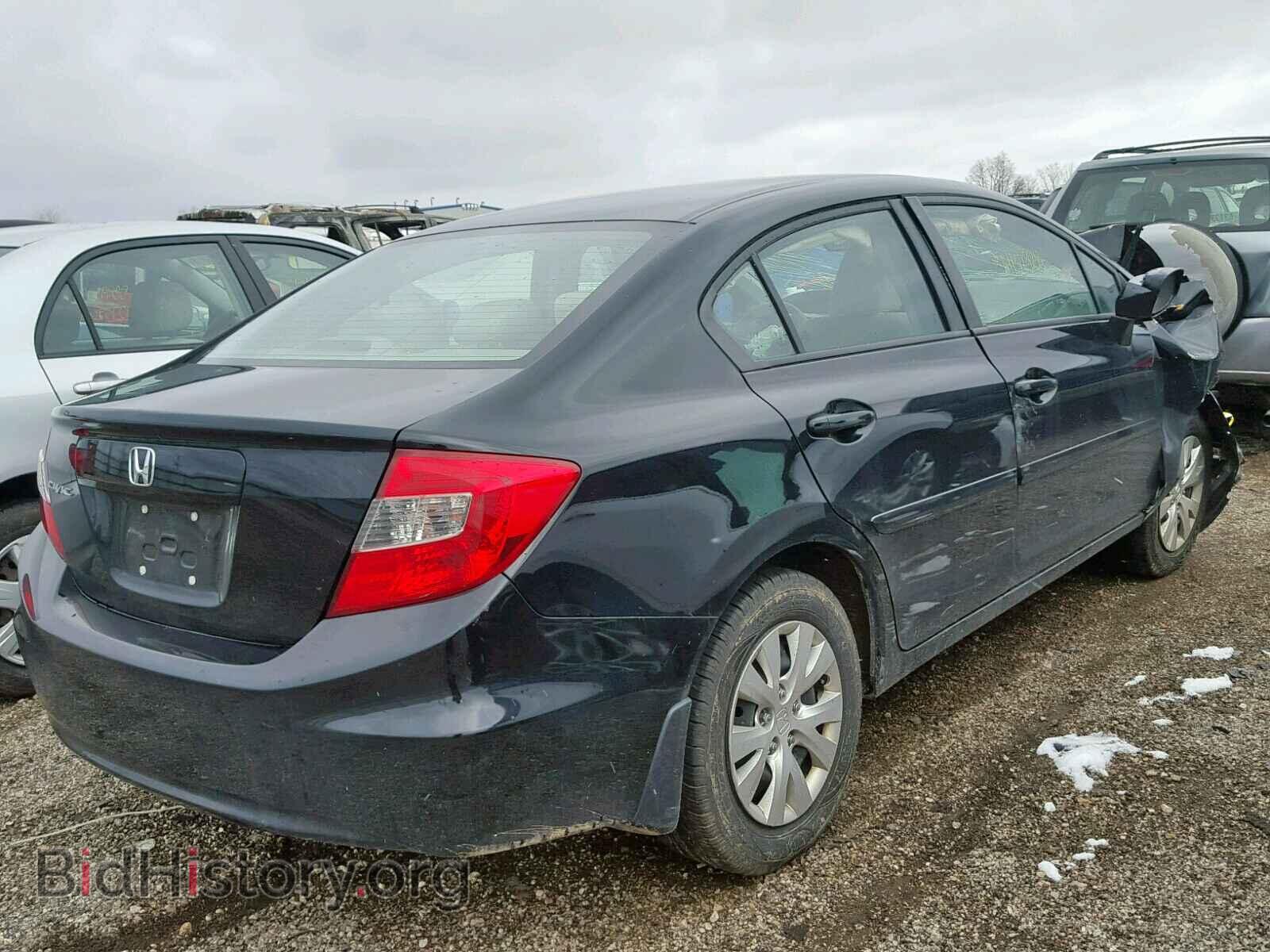 2012 HONDA CIVIC LX - VIN: 19XFB2F58CE058484 - Фото 4