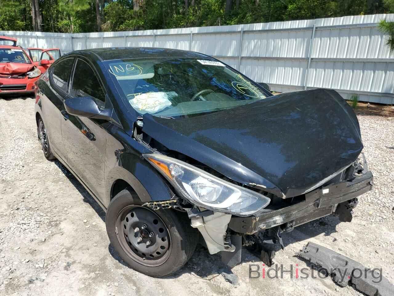 Photo KMHDH4AE9GU512379 - HYUNDAI ELANTRA 2016