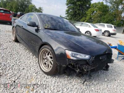 2013 Audi A5 A5 Premium, черный — VIN WAURFAFR0DA011160, Copart