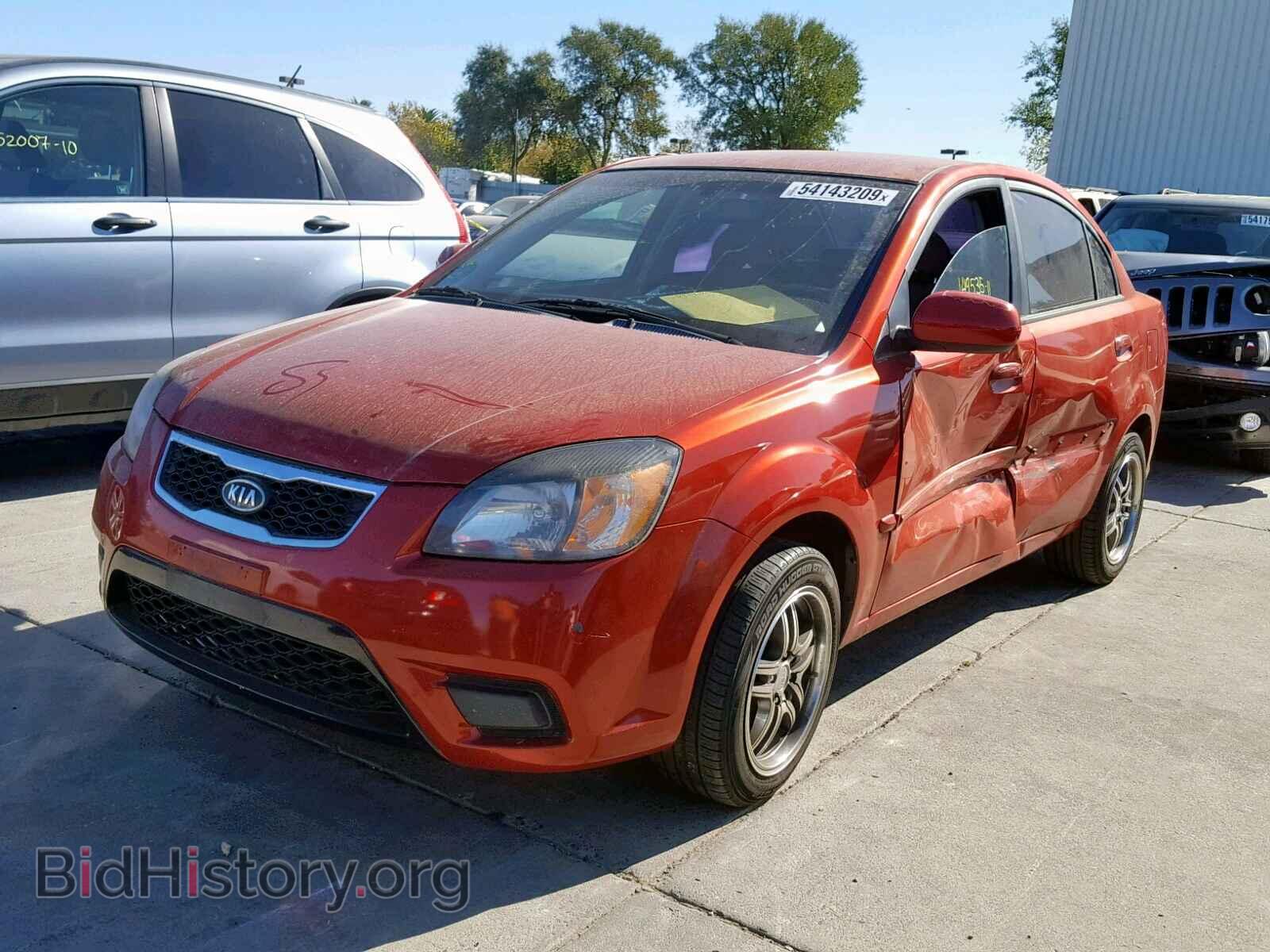 2011 KIA RIO BASE - VIN: KNADH4A39B6737933 - Фото 2