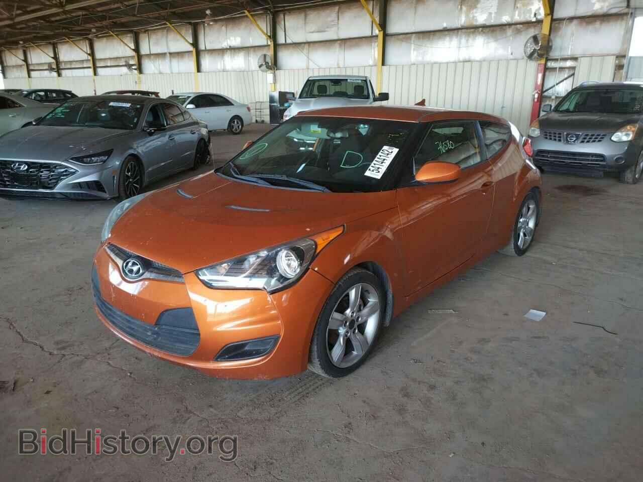 2012 HYUNDAI VELOSTER - VIN: KMHTC6AD3CU080167 - Фото 2