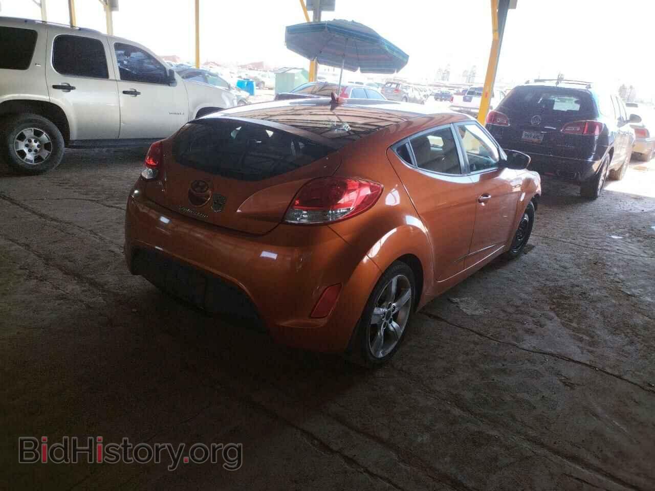 2012 HYUNDAI VELOSTER - VIN: KMHTC6AD3CU080167 - Фото 4