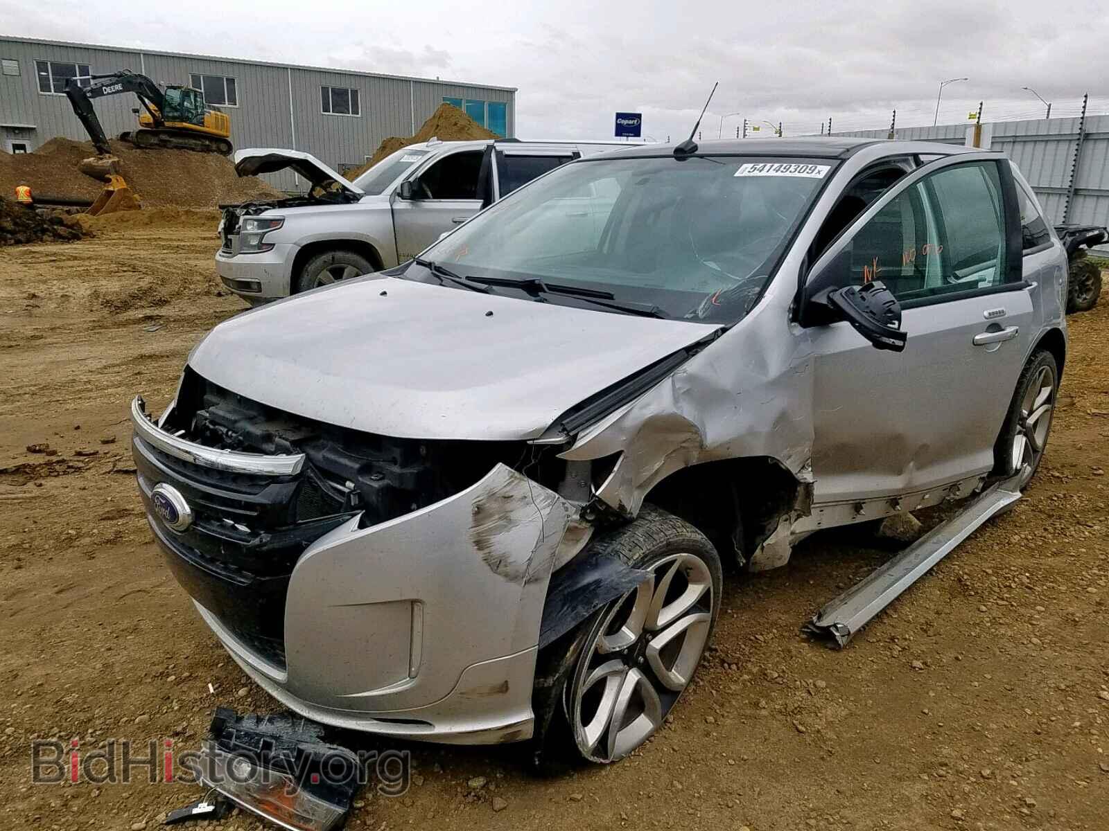 2014 FORD EDGE - VIN: 2FMDK4AK0EBA60090 - Фото 2