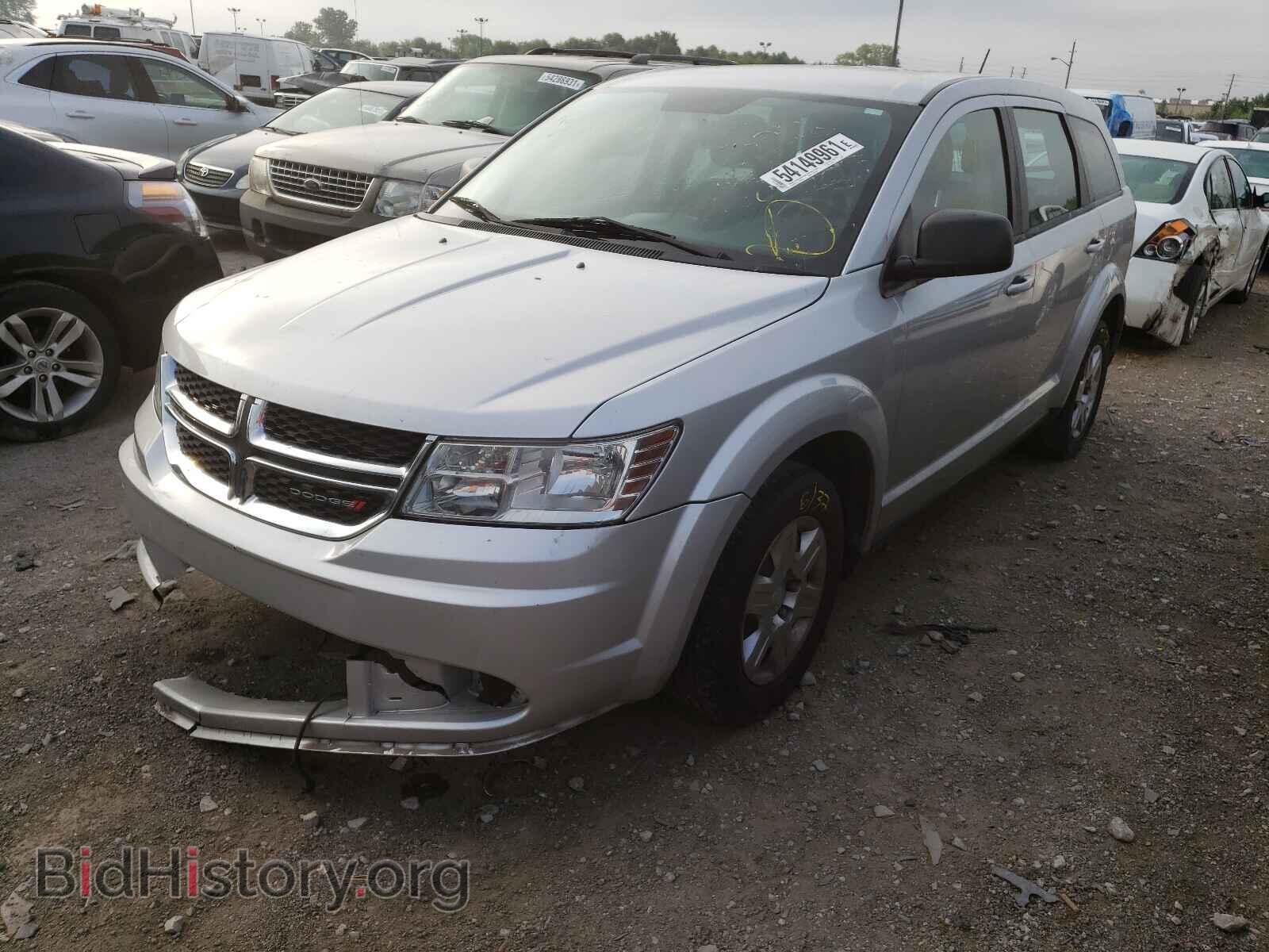 2012 DODGE JOURNEY - VIN: 3C4PDCAB5CT356178 - Фото 2