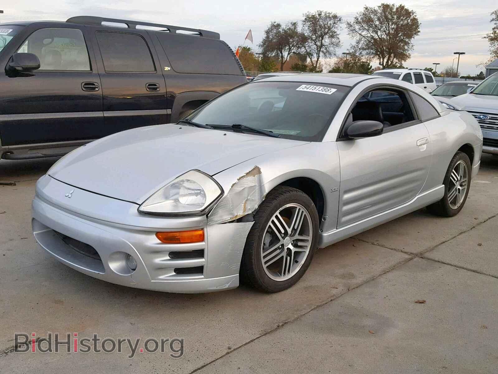 2003 MITSUBISHI ECLIPSE - VIN: 4A3AC74H63E205928 - Фото 2