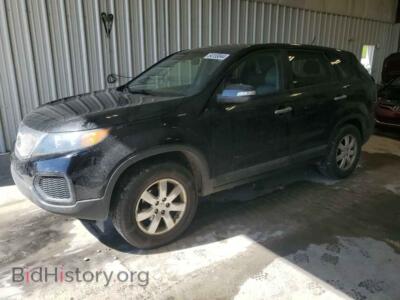 2012 Kia SORENTO Base, черный — VIN 5XYKT3A17CG201823, Copart