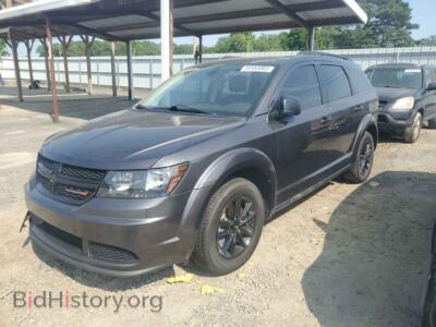 2020 Dodge JOURNEY SE, black — VIN 3C4PDCAB0LT270342, Copart