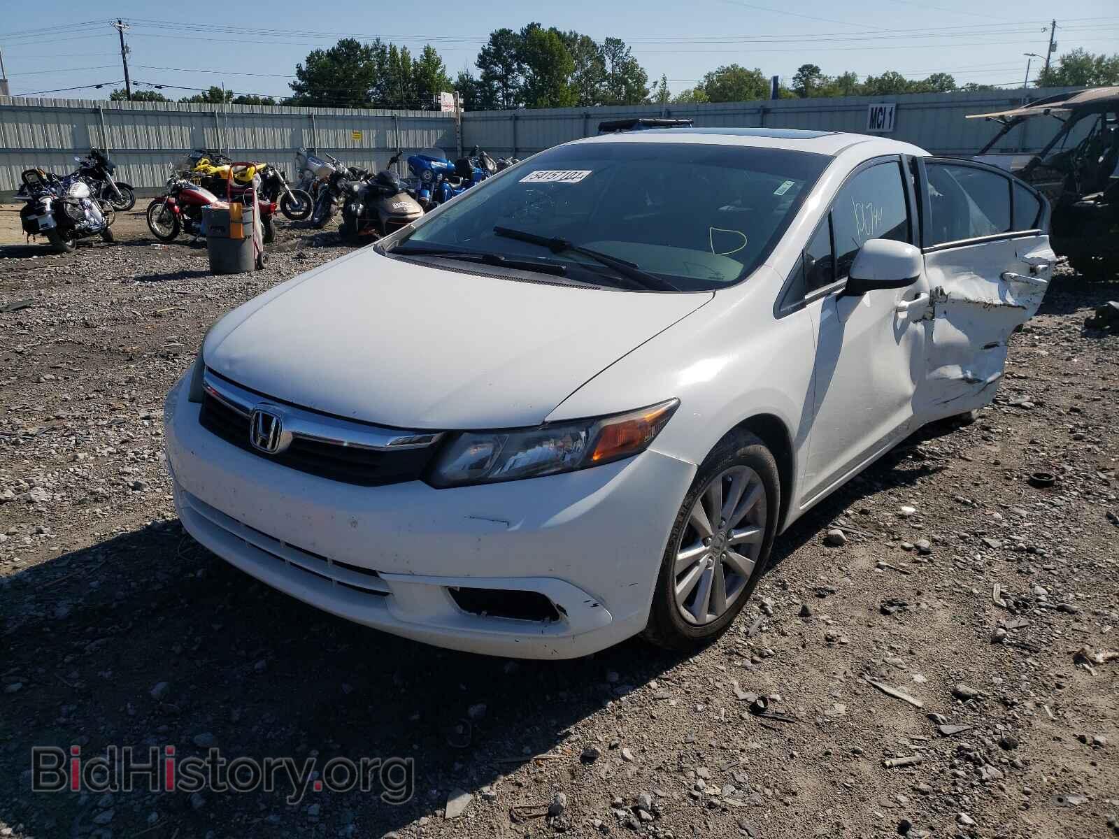 2012 HONDA CIVIC - VIN: 2HGFB2F9XCH555366 - Фото 2