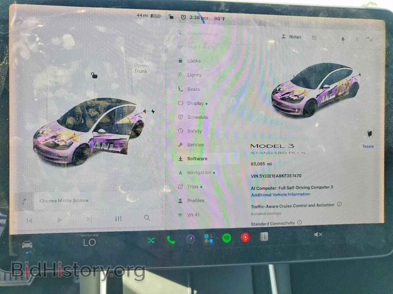 2019 TESLA MODEL 3 - VIN: 5YJ3E1EA8KF357470 - Фото 9